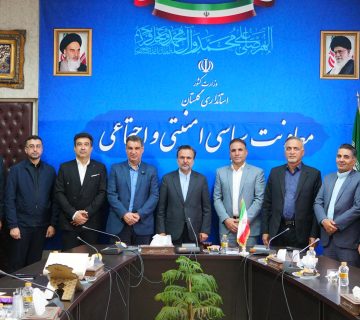 گزارش تصویری هیئت مدیره انجمن انبوه سازان گلستان با معاون سیاسی امنیتی و اجتماعی استاندار