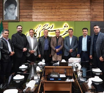 دیدار نوروزی اعضای هیئت مدیره انجمن انبوه‌سازان استان گلستان و شهردار گرگان